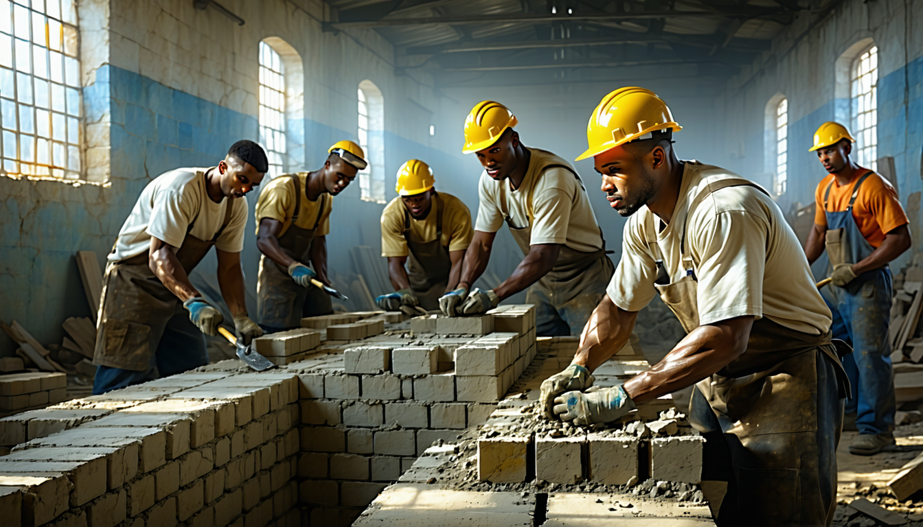 découvrez comment un concours de maçonnerie en prison aide des détenus à retrouver fierté et objectifs, en bâtissant une nouvelle vie remplie d'espoir et de réinsertion.