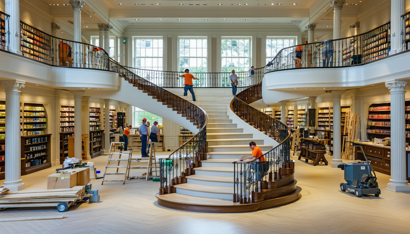 découvrez comment fortnum & mason a conçu et réalisé un escalier à double hélice unique sur trois étages, symbole d'innovation et de collaboration architecturale.
