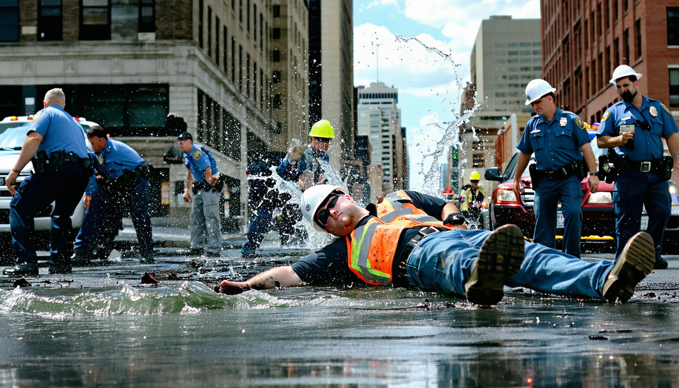 un ouvrier du bâtiment a tragiquement perdu la vie à branson après la rupture soudaine d'une canalisation en centre-ville. découvrez les circonstances de cet accident et les réactions sur place.